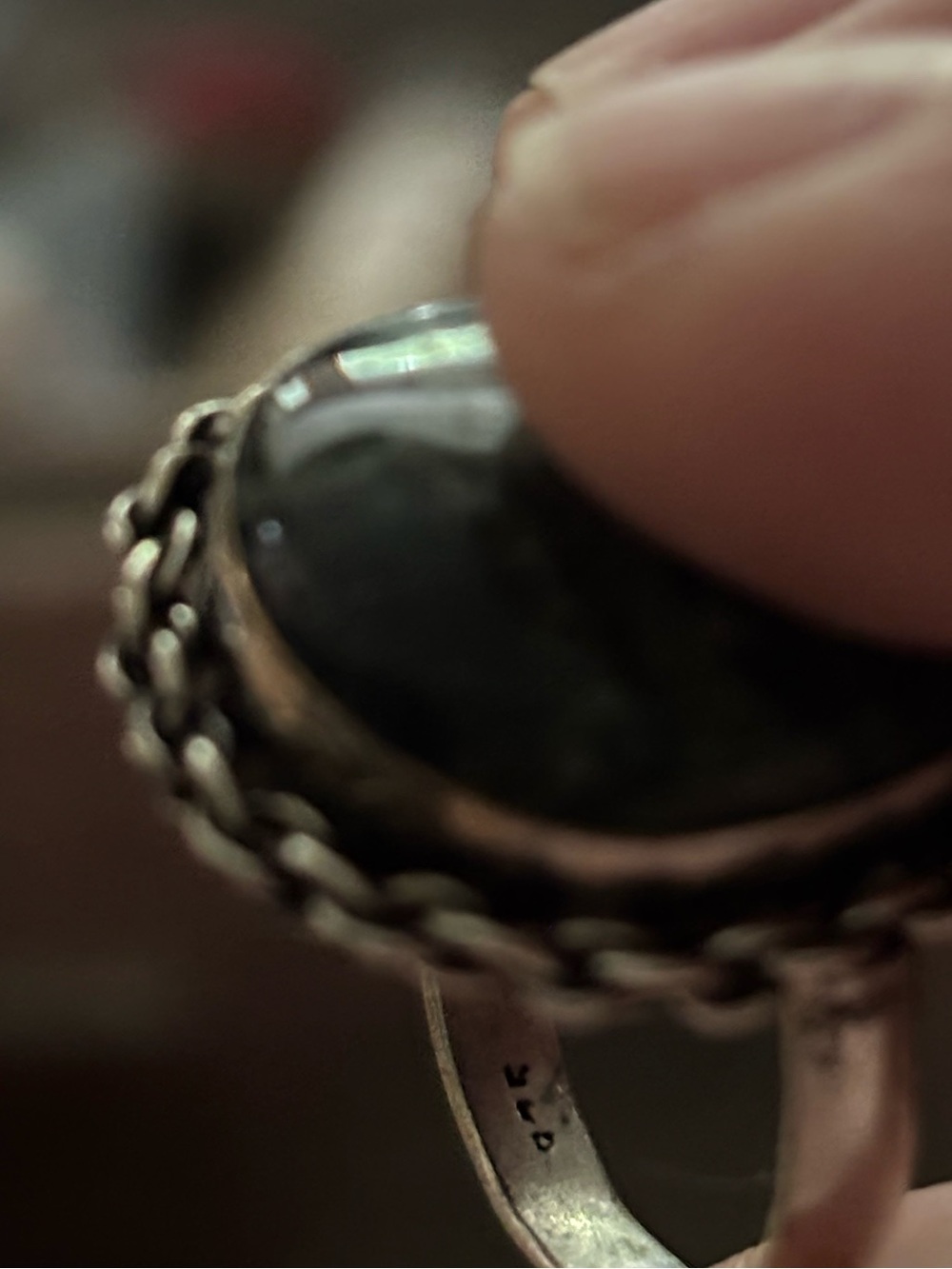 ELEGANT KAMBABA JASPER RING - Picture 4 of 4